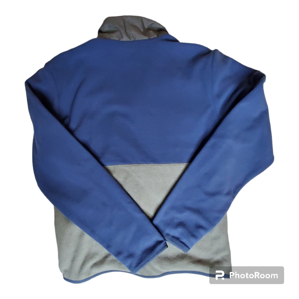The North Face glacier 1/2 zip youth lightweight pullover blue gray - Picture 3 of 4